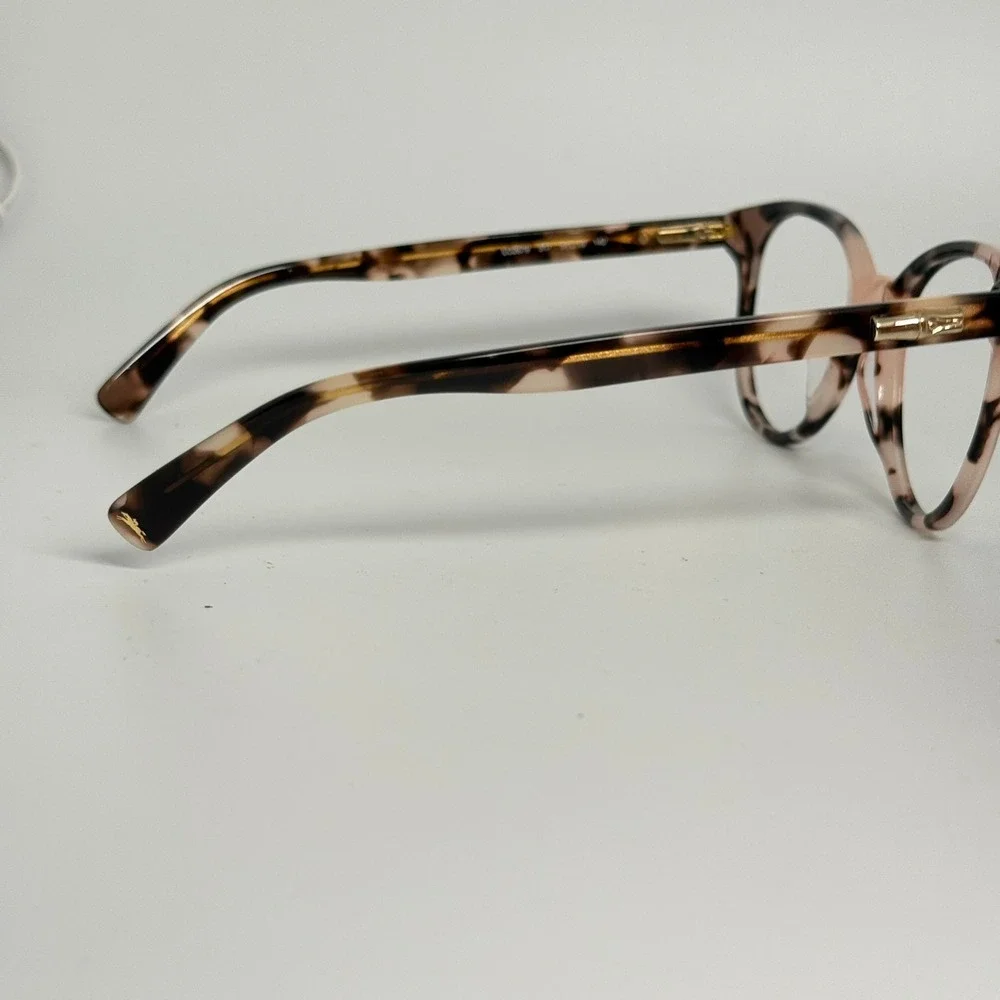 Longchamp LO2679 517 Pink Tortoise Shell Round Eyeglasses Frames 51-19-140